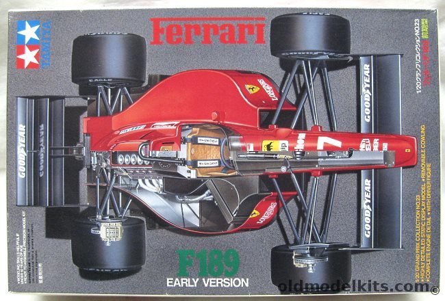 Tamiya 1/20 Ferrari F189 Early Version, 20023 plastic model kit